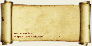 Hana Zebić vizit kartica